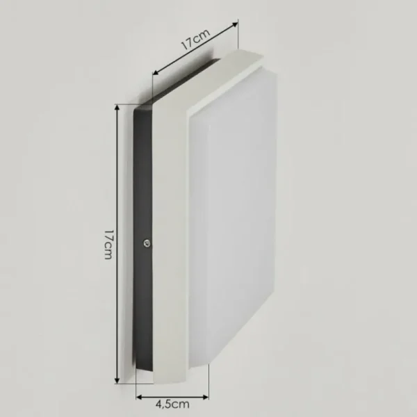 hofstein Applique murale d'extérieur Gomero LED Anthracite, Blanc, 1 lumière* Lampes Modernes
