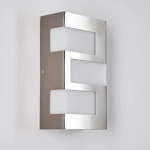 hofstein Applique murale d'extérieur Lannion LED Acier inoxydable, 3 lumières* Lampes Modernes