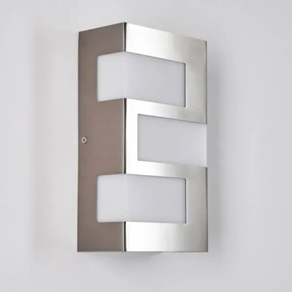 hofstein Applique murale d'extérieur Lannion LED Acier inoxydable, 3 lumières* Lampes Modernes