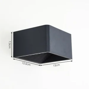hofstein Applique murale d'extérieur Tématou LED Noir, 1 lumière* Lampes Modernes