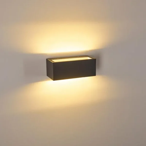 hofstein Applique murale d'extérieur Spidern LED Aluminium, 1 lumière* Lampes Modernes