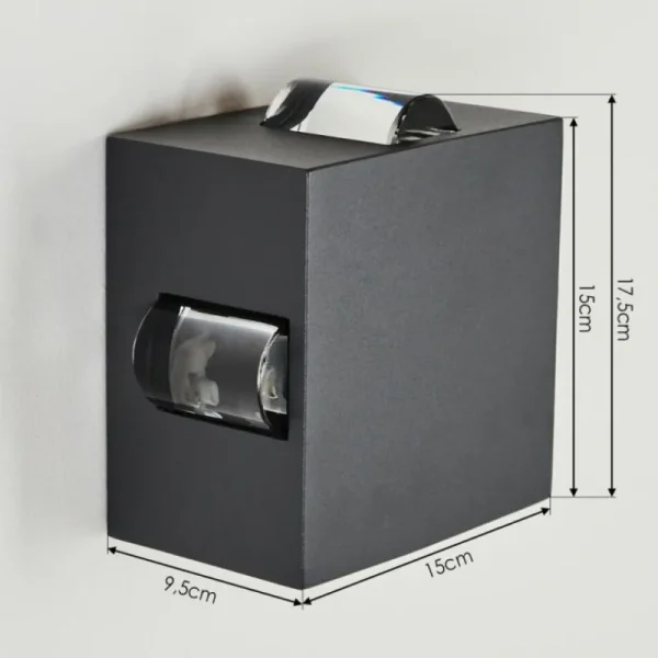 hofstein Applique murale d'extérieur Bedou LED Anthracite, 1 lumière* Lampes Modernes