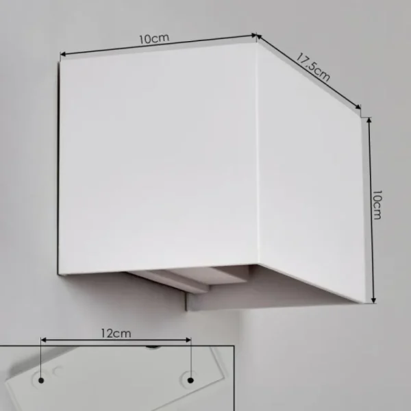 hofstein Applique murale d'extérieur Tamarin LED Blanc, 1 lumière* Lampes Modernes