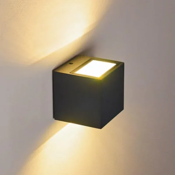 hofstein Applique murale d'extérieur Spidern LED Anthracite, 1 lumière* Lampes Modernes
