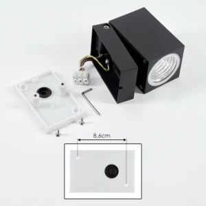hofstein Applique murale d'extérieur Holiseva LED Noir, 1 lumière* Lampes Modernes