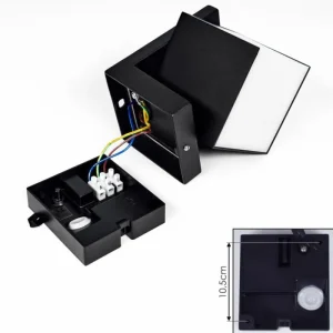 hofstein Applique murale d'extérieur Swanek LED Noir, 1 lumière* Lampes Modernes