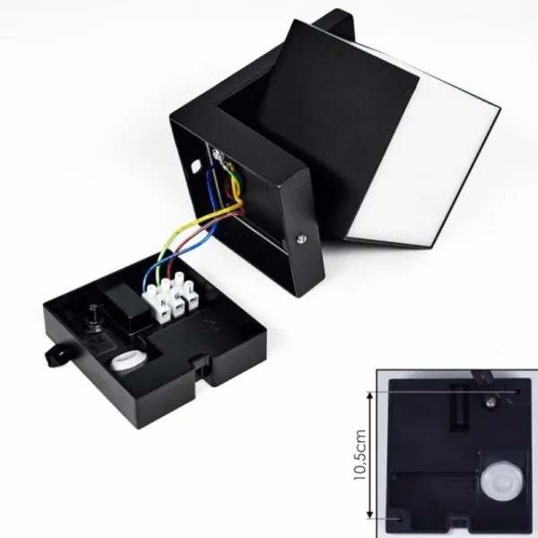 hofstein Applique murale d'extérieur Swanek LED Noir, 1 lumière* Lampes Modernes