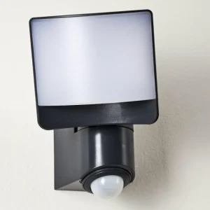 hofstein Applique murale d'extérieur Larvik LED Anthracite, 1 lumière, Détecteur de mouvement* Lampes Modernes