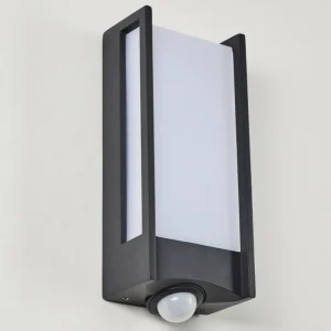 hofstein Applique murale d'extérieur Skove LED Anthracite, 1 lumière, Détecteur de mouvement* Lampes Modernes