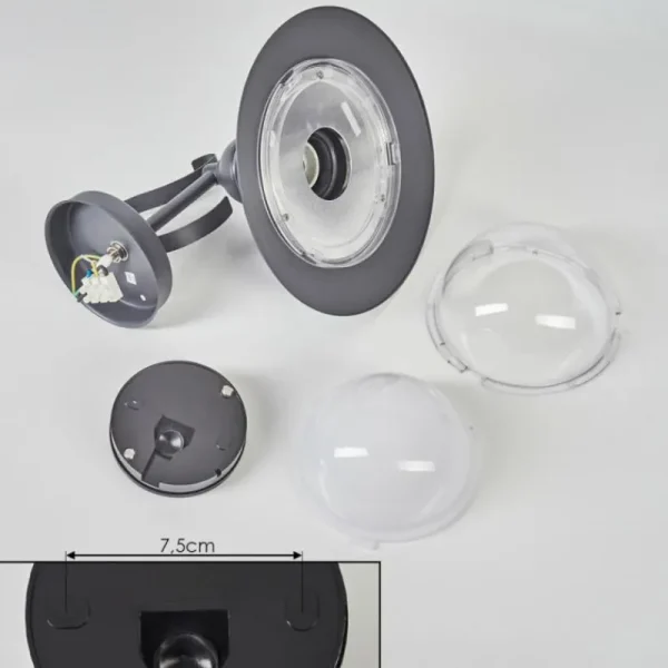 hofstein Applique murale d'extérieur Broni Anthracite, 1 lumière* Lampes Modernes