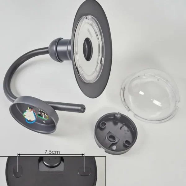hofstein Applique murale d'extérieur Elima Anthracite, 1 lumière* Lampes Modernes