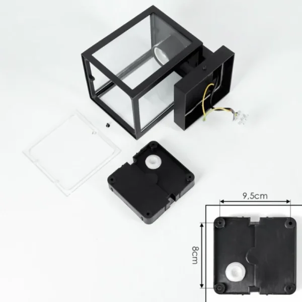 hofstein Applique murale d'extérieur Terioja Noir, 1 lumière* Lampes Modernes
