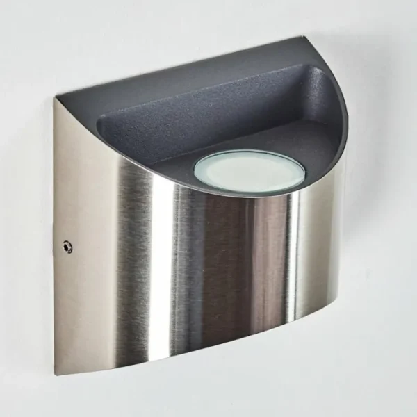 hofstein Applique murale d'extérieur Vano LED Nickel mat, 2 lumières* Lampes Modernes