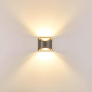 hofstein Applique murale d'extérieur Vikom LED Anthracite, 2 lumières* Lampes Modernes