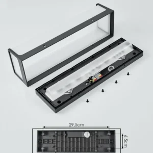 hofstein Applique murale d'extérieur Burseryd LED Anthracite, 1 lumière* Lampes Modernes