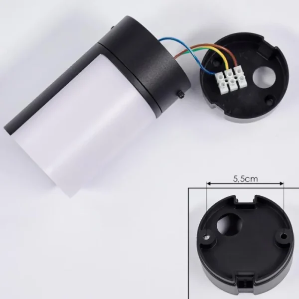 hofstein Applique murale d'extérieur Baulund LED Noir, 1 lumière* Lampes Modernes