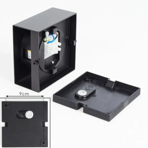 hofstein Applique murale d'extérieur Spidern LED Noir, 1 lumière* Lampes Modernes