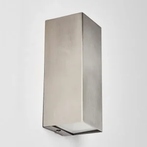 hofstein Applique murale d'extérieur Bogachiel LED Acier brossé, 1 lumière* Lampes Modernes
