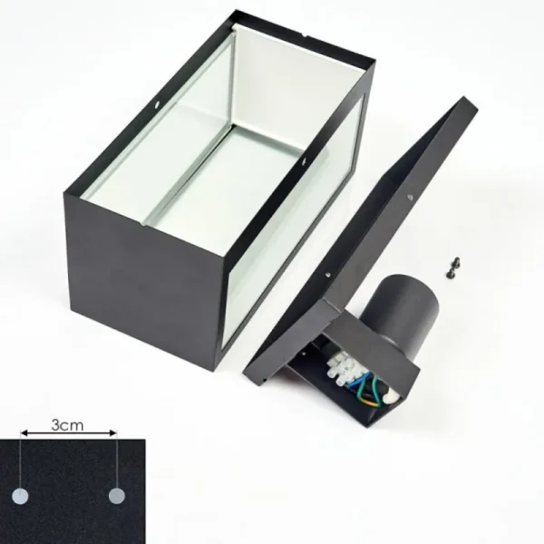 hofstein Applique murale d'extérieur Hakkas Noir, 1 lumière* Lampes Modernes