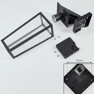 hofstein Applique murale d'extérieur Ruoni Noir, 1 lumière* Lampes Modernes