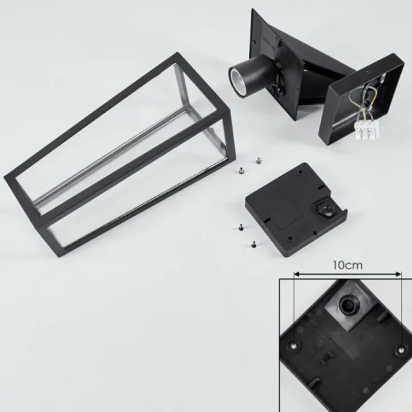 hofstein Applique murale d'extérieur Ruoni Noir, 1 lumière* Lampes Modernes