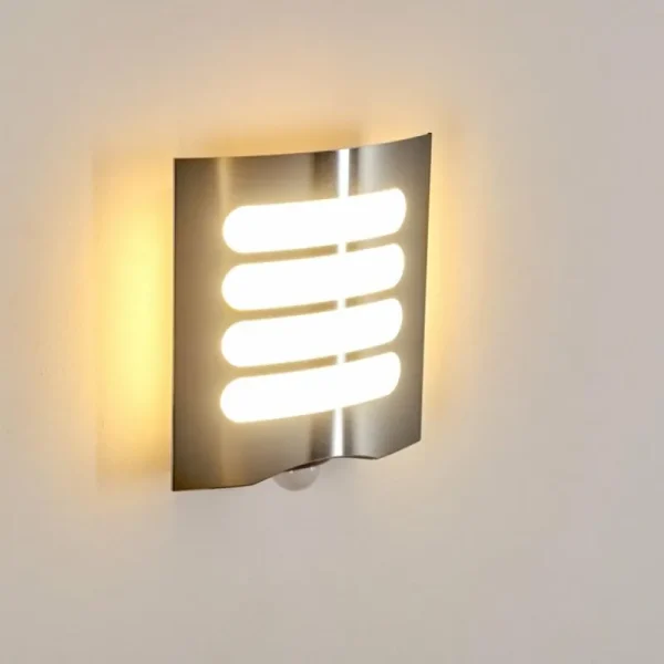 hofstein Applique murale d'extérieur Meja LED Anthracite, 1 lumière, Détecteur de mouvement* Lampes Modernes