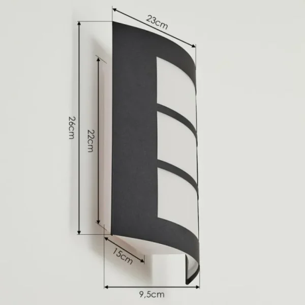 hofstein Applique murale d'extérieur Matilau Blanc, 1 lumière* Lampes Modernes