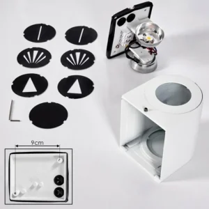 hofstein Applique murale d'extérieur Mora LED Blanc, 2 lumières* Lampes Modernes