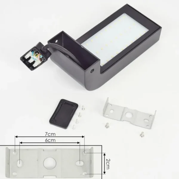 hofstein Applique murale d'extérieur Kirkhall LED Noir, 1 lumière* Lampes Modernes