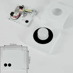 hofstein Applique murale d'extérieur Fontanile LED Blanc, 1 lumière* Lampes Modernes