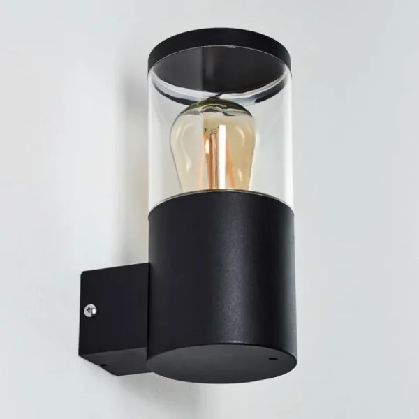 hofstein Applique murale d'extérieur Bodio Noir, 1 lumière* Lampes Modernes