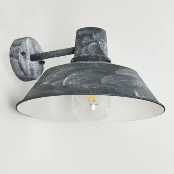 hofstein Applique murale d'extérieur Maloja Gris, Blanc, 1 lumière* Lampes Modernes