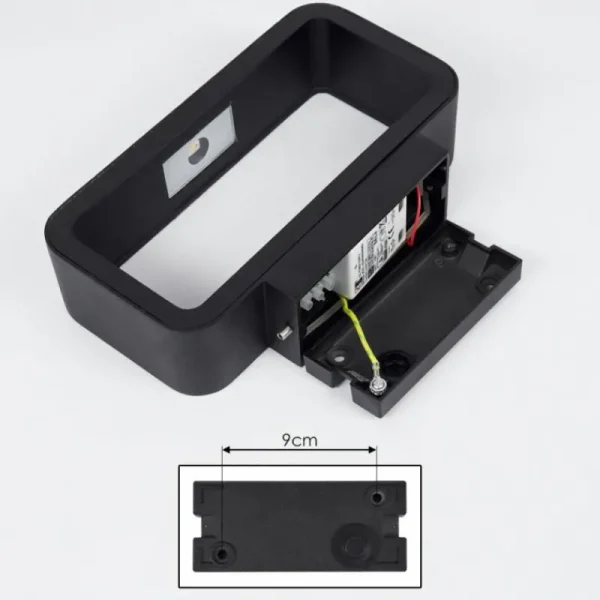 hofstein Applique murale d'extérieur Strandbyn LED Noir, 1 lumière* Lampes Modernes