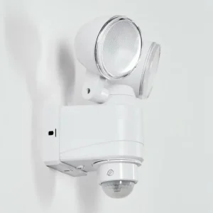 hofstein Applique murale d'extérieur Anyarhwi LED Blanc, 2 lumières, Détecteur de mouvement* Lampes Modernes