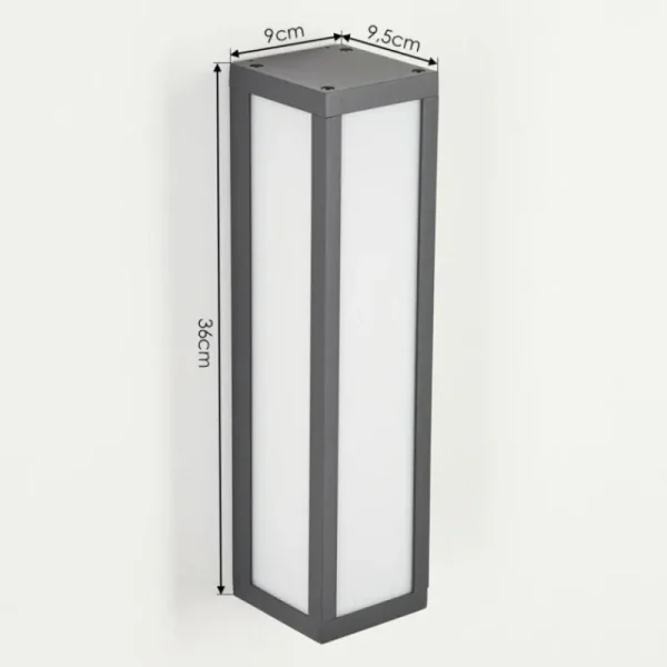 hofstein Applique murale d'extérieur Apidou LED Anthracite, 1 lumière* Lampes Modernes
