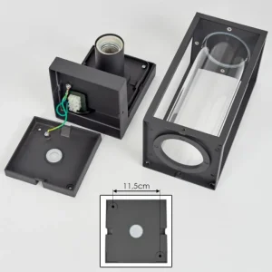 hofstein Applique murale d'extérieur Oiba Anthracite, 1 lumière* Lampes Modernes