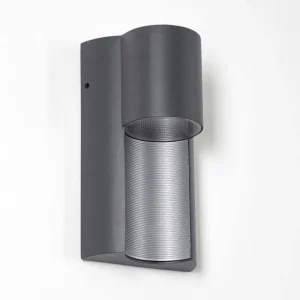 hofstein Applique murale d'extérieur Bormio Gris, Argenté, 1 lumière* Lampes Modernes