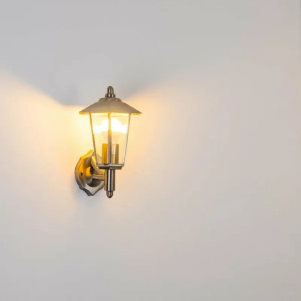 hofstein Applique murale d'extérieur Moskau Acier inoxydable, 1 lumière* Lampes Modernes