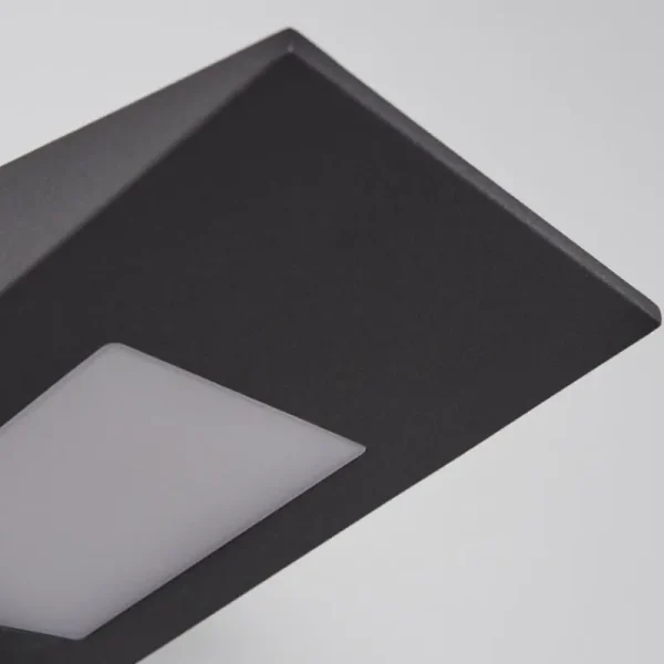 hofstein Applique murale d'extérieur Matlava LED Anthracite, Blanc, 1 lumière, Détecteur de mouvement* Lampes Modernes