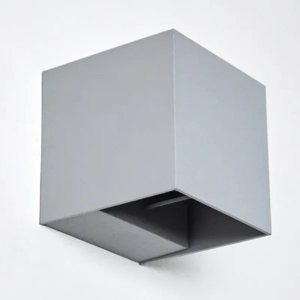 hofstein Applique murale d'extérieur Fauderup LED Gris, 2 lumières* Lampes Modernes