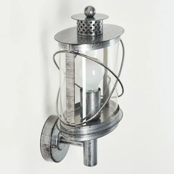 hofstein Applique murale d'extérieur Chamesol Brun, Argenté, 1 lumière* Lampes Modernes