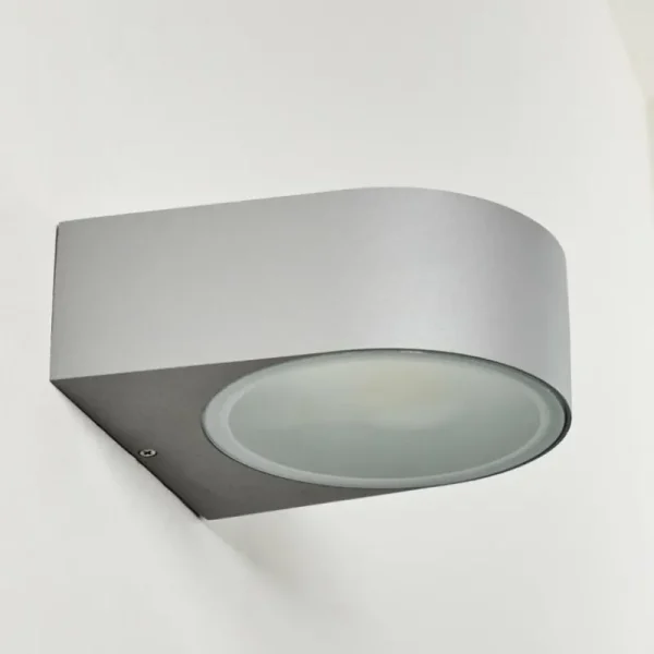 hofstein Applique murale d'extérieur Haderslev Gris, 1 lumière* Lampes Modernes