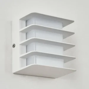 hofstein Applique murale d'extérieur Guichard LED Blanc, 1 lumière* Lampes Modernes