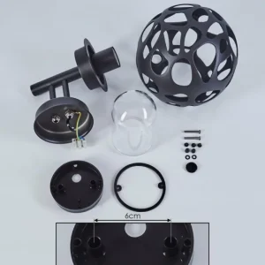 hofstein Applique murale d'extérieur Saaseg Anthracite, 1 lumière* Lampes Modernes