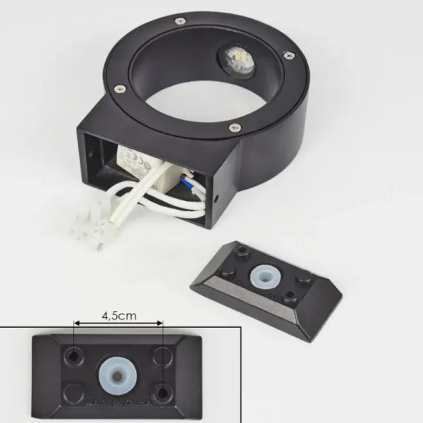 hofstein Applique murale d'extérieur Azervadinha LED Noir, 1 lumière* Lampes Modernes