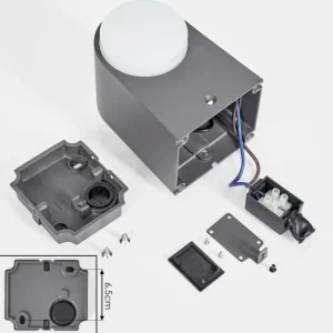 hofstein Applique murale d'extérieur Mapiu LED Anthracite, 2 lumières* Lampes Modernes