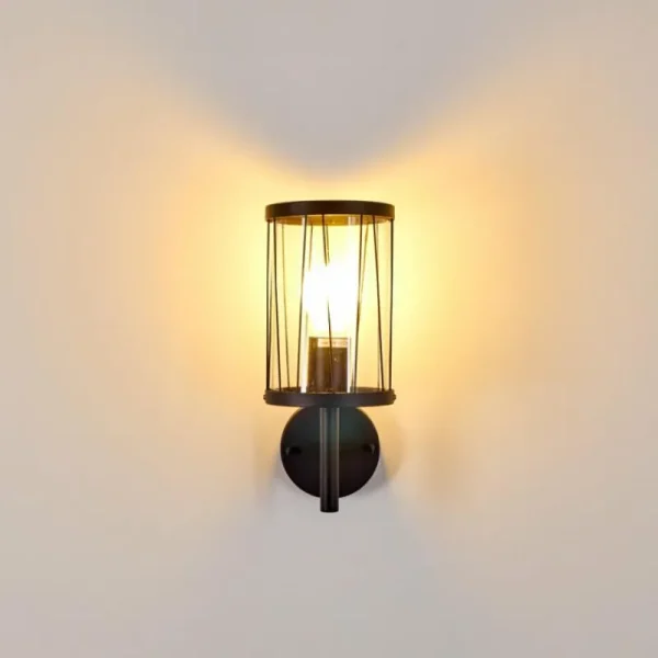 hofstein Applique murale d'extérieur Torsa Noir, 1 lumière* Lampes Modernes