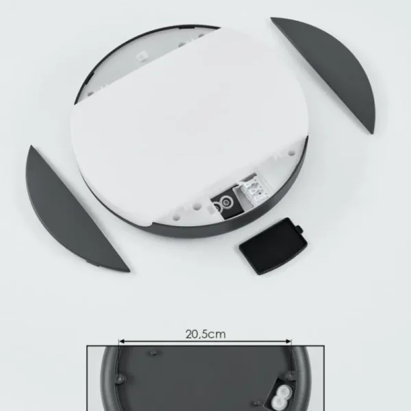 hofstein Applique murale d'extérieur Joserand LED Anthracite, 1 lumière* Lampes Modernes