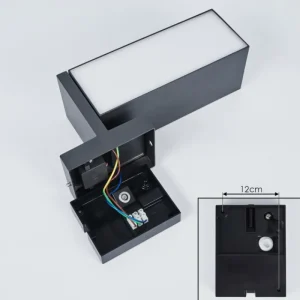 hofstein Applique murale d'extérieur Swanek LED Anthracite, 1 lumière, Détecteur de mouvement* Lampes Modernes