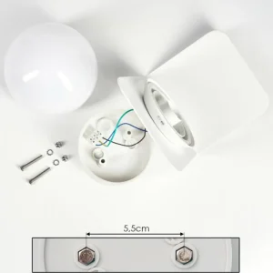 hofstein Applique murale d'extérieur Wimmis Blanc, 1 lumière* Lampes Modernes